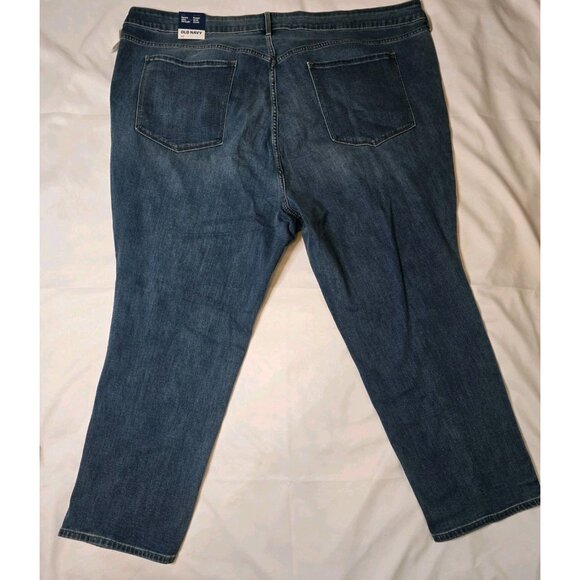 Old Navy women’s Mid-rise Power Slim Straight Jeans- Size 30-Plus Size- NWT - Picture 8 of 8